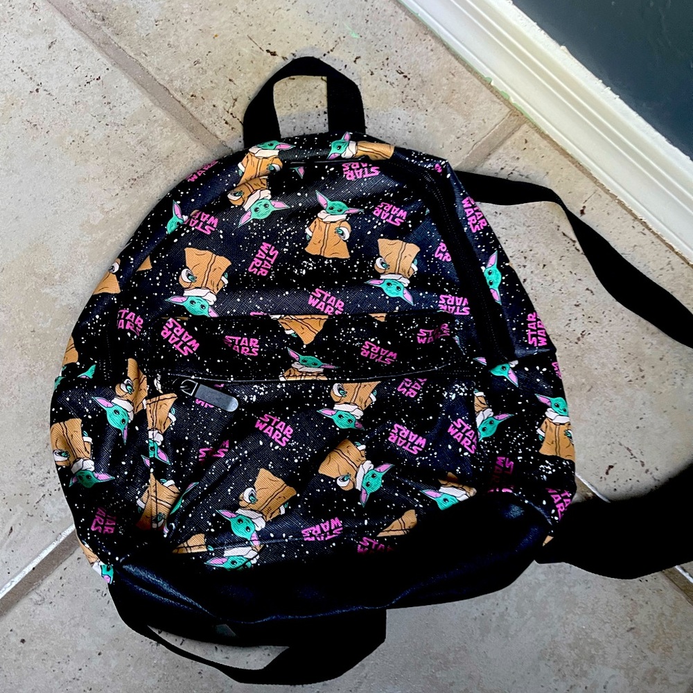 Baby yoda backpack